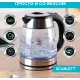 Чайник электрический Scarlett SC-EK27G40 1.8л. 1800Вт серебристый/черный корпус: стекло (EK27G40)