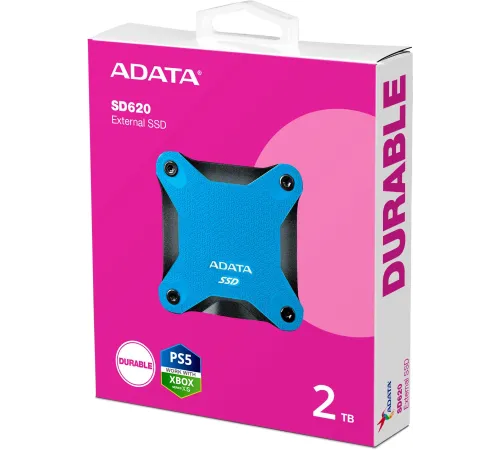 Накопитель SSD A-Data USB3.1 2TB SD620-2TCBL SD620 2.5" синий