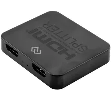 Сплиттер аудио-видео Digma DHSP-v1.4x2PS HDMI (f)/2хHDMI (f) черный