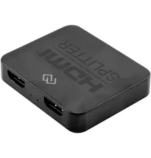 Сплиттер аудио-видео Digma DHSP-v1.4x2PS HDMI (f)/2хHDMI (f) черный