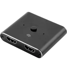 Переключатель аудио-видео Digma HDMI (f)/HDMI (f)/HDMI (f) черный (D-HSW-V2.0X2)