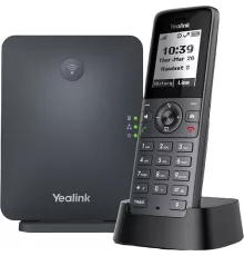 Система Yealink W71P DECT (база W70B+трубка W71H) до 10 SIP-аккаунтов, до 10 трубок на базу, до 20 вызовов ( W71P)