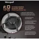 Газовая варочная поверхность WEISSGAUFF HGG 431 XRV