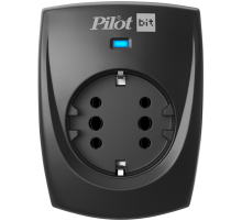 Pilot Bit     Сетевой фильтр ZIS PILOT BIT, 1 розетка, 16А/3,5кВт, черный (Pilot Bit)