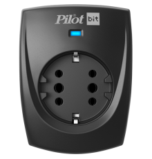 Pilot Bit     Сетевой фильтр ZIS PILOT BIT, 1 розетка, 16А/3,5кВт, черный (Pilot Bit)