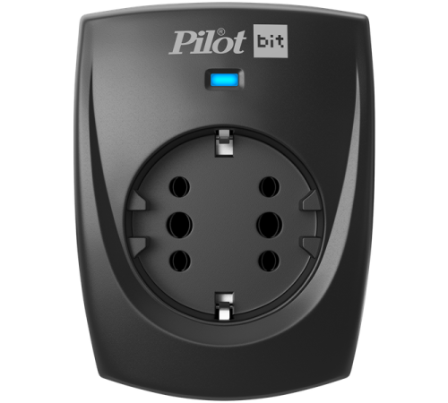 Pilot Bit     Сетевой фильтр ZIS PILOT BIT, 1 розетка, 16А/3,5кВт, черный (Pilot Bit)