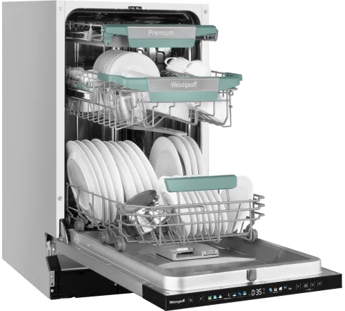 Посудомоечная машина встраив. Weissgauff BDW 4160 Real Touch DC Inverter Timer Floor 2100Вт узкая Посудомоечная машина встраив. Weissgauff BDW 4160 Real Touch DC Inverter Timer Floor 2100Вт узкая