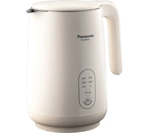 Чайник электрический Panasonic NC-CWK72A 1.5л. 1500Вт бежевый корпус: полупропилен/нержавеющая сталь