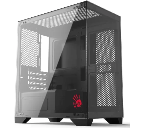 Корпус Bloody BD-CC103 черный без БП mATX 7x120mm 1xUSB2.0 1xUSB3.0 audio bott PSU