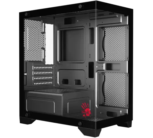 Корпус Bloody BD-CC103 черный без БП mATX 7x120mm 1xUSB2.0 1xUSB3.0 audio bott PSU