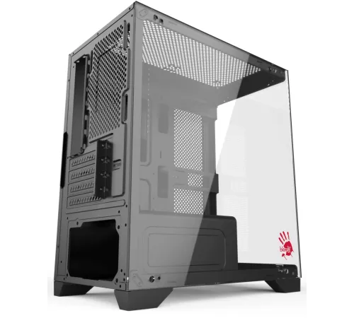 Корпус Bloody BD-CC103 черный без БП mATX 7x120mm 1xUSB2.0 1xUSB3.0 audio bott PSU
