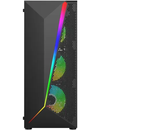 Корпус Bloody BD-CC106F черный без БП ATX 4x120mm 1xUSB2.0 1xUSB3.0 audio bott PSU