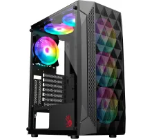 Корпус Bloody BD-CC107F черный без БП ATX 4x120mm 1xUSB3.0 audio bott PSU