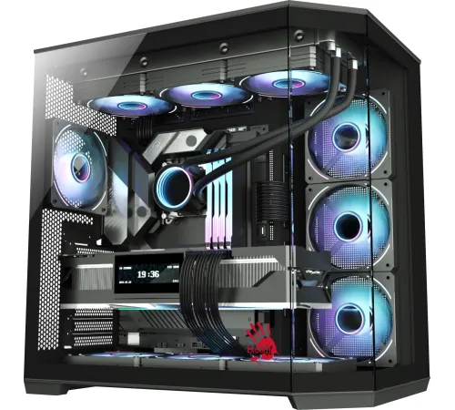 Корпус Bloody BD-CC109 черный без БП ATX 10x120mm 2xUSB3.0 audio Корпус Bloody BD-CC109 черный без БП ATX 10x120mm 2xUSB3.0 audio