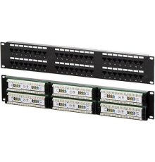 Патч-панель Lanmaster NM-PPU48C 19" 2U 48xRJ45 кат.5e UTP