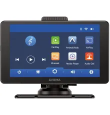 Автомобильный монитор Digma Smart Play 600, BT, Wi-Fi, CarPlay, Android auto 7" 600x1024