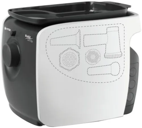 Мясорубка Vitek VT-3602 2200Вт стальной/черный
