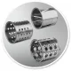 Мясорубка Vitek VT-3602 2200Вт стальной/черный