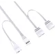 Вентилятор для корпуса Bloody BD-CF120ARGB1 ARGB 120х120x25 белый 4-pin 29дБ (BD-CF120ARGB1-WH) Ret