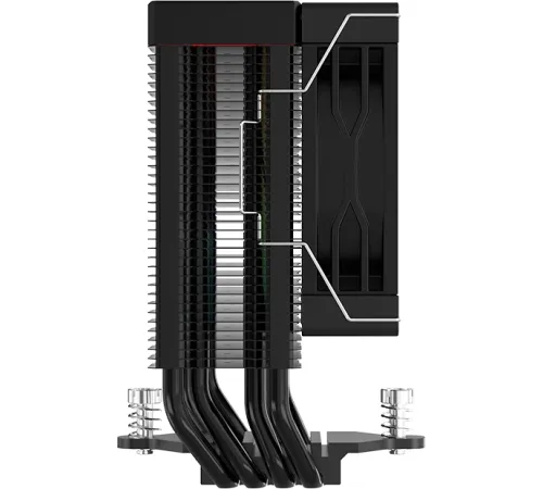 Устройство охлаждения(кулер) Bloody BD-AC150-ARGB1 ARGB Soc-AM5/AM4/1151/1200/2066/1700 черный 4-pin 11-23dB Al+Cu LCD 150W 365gr Ret (BD-AC150-ARGB1-BK)
