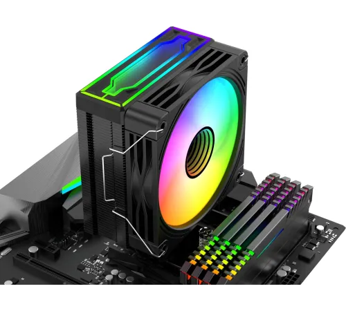 Устройство охлаждения(кулер) Bloody BD-AC205-ARGB1 ARGB Soc-AM5/AM4/1151/1200/2066/1700 черный 4-pin 14-26dB Al+Cu LCD 205W 513gr Ret (BD-AC205-ARGB1-BK) Устройство охлаждения(кулер) Bloody BD-AC205-ARGB1 ARGB Soc-AM5/AM4/1151/1200/2066/1700 черный 4-pin 14-26dB Al+Cu LCD 205W 513gr Ret (BD-AC205-ARGB1-BK)