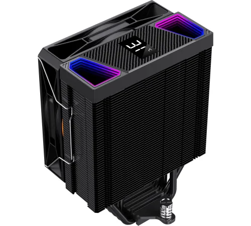 Устройство охлаждения(кулер) Bloody BD-AC220-ARGB1 ARGB Soc-AM5/AM4/1151/1200/2066/1700 черный 4-pin 14-26dB Al+Cu LCD 220W 596gr Ret (BD-AC220-ARGB1-BK)