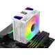 Устройство охлаждения(кулер) Bloody BD-AC220-ARGB1 ARGB Soc-AM5/AM4/1151/1200/2066/1700 белый 4-pin 14-26dB Al+Cu LCD 220W 596gr Ret (BD-AC220-ARGB1-WH)