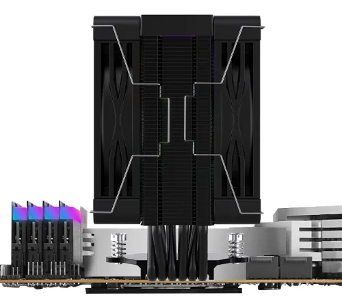 Устройство охлаждения(кулер) Bloody BD-AC230-ARGB1 ARGB Soc-AM5/AM4/1151/1200/2066/1700 черный 4-pin 22-32dB Al+Cu LCD 230W 715gr Ret (BD-AC230-ARGB1-BK)