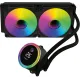 Система водяного охлаждения Bloody BD-LC240ARGB2 ARGB Soc-AM5/AM4/1151/1200/2066/1700 черный 4-pin 22-35dB Al+Cu 260W 1100gr Ret (BD-LC240ARGB2-BK)