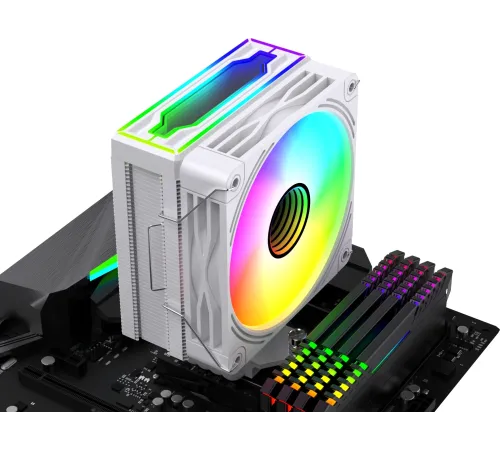 Устройство охлаждения(кулер) Bloody BD-AC205-ARGB1 ARGB Soc-AM5/AM4/1151/1200/2066/1700 белый 4-pin 14-26dB Al+Cu LCD 205W 513gr Ret (BD-AC205-ARGB1-WH) Устройство охлаждения(кулер) Bloody BD-AC205-ARGB1 ARGB Soc-AM5/AM4/1151/1200/2066/1700 белый 4-pin 14-26dB Al+Cu LCD 205W 513gr Ret (BD-AC205-ARGB1-WH)