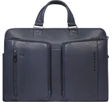 Деловая сумка Piquadro Cronus CA6025S134/BLU с отделением для ноутбука синий натур.кожа
