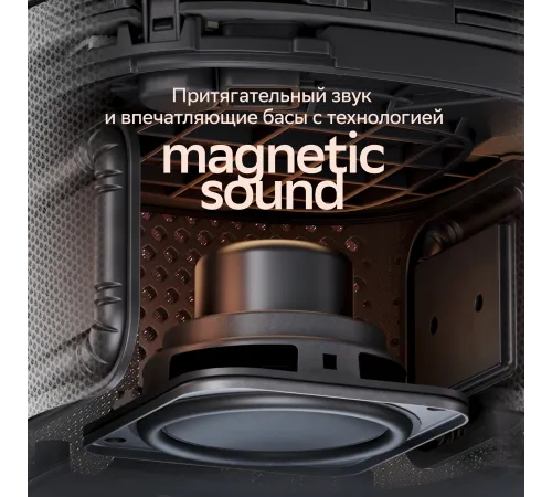 Умная колонка Sber Boom Home SBDV-00171G Салют серый 8W Mono BT/Wi-Fi (без.бат)