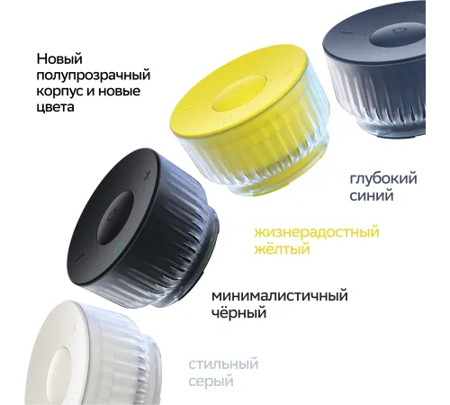Умная колонка Sber Boom Mini 2 SBDV-00250B Салют синий 5W Mono BT/Wi-Fi