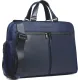 Деловая сумка Piquadro Orion CA6624S136/BLU с отделением для ноутбука синий ткань/натур.кожа