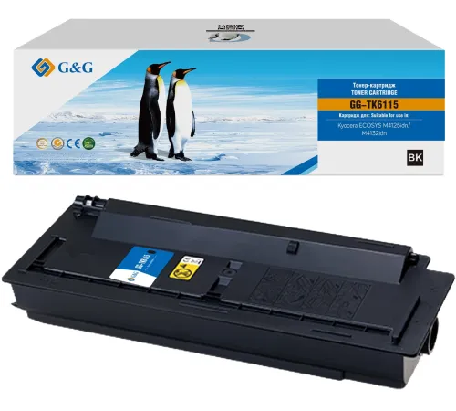 Картридж лазерный G&G GG-TK6115 TK-6115 черный (15000стр.) для Kyocera ECOSYS M4125idn/M4132idn