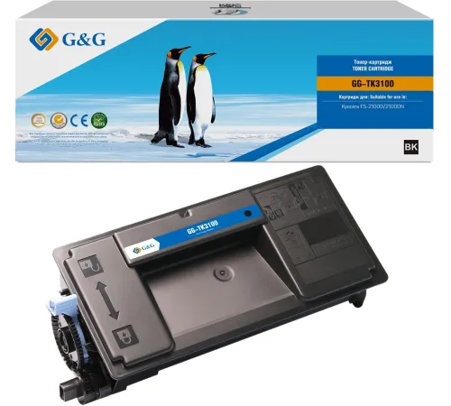 Картридж лазерный G&G GG-TK3100 TK-3100 черный (12500стр.) для Kyocera FS-2100D/2100DN Картридж лазерный G&G GG-TK3100 TK-3100 черный (12500стр.) для Kyocera FS-2100D/2100DN