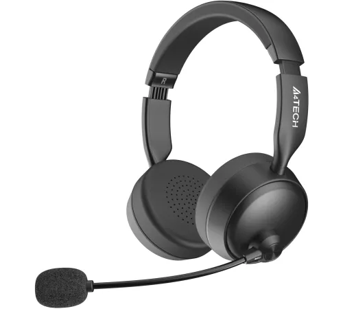 Наушники с микрофоном A4Tech BH235 черный мониторные BT оголовье