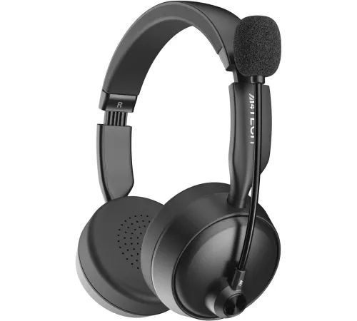 Наушники с микрофоном A4Tech BH235 черный мониторные BT оголовье