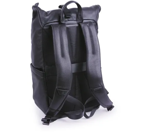 Рюкзак Piquadro Than CA6612S135/N роллтоп черный кожа Рюкзак Piquadro Than CA6612S135/N роллтоп черный кожа