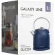 Чайник электрический Galaxy GL 0334 1.5л. 2200Вт синий корпус: металл (7010103340)