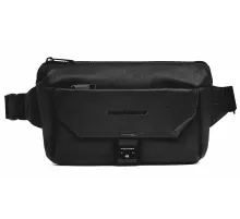 Сумка на пояс Piquadro Than CA6617S135/N черный натур.кожа