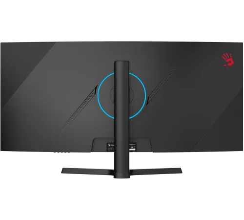 Монитор Bloody 34" MN340W черный VA LED 1ms 16:9 HDMI M/M матовая HAS Piv 300cd 178гр/178гр 2560x1440 180Hz FreeSync DP 2K USB 5.1кг