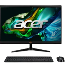 Моноблок Acer Aspire C24-1800 23.8" Full HD i5 1334U (1.3) 16Gb SSD512Gb UHDG CR Eshell GbitEth WiFi BT 65W клавиатура мышь Cam черный 1920x1080