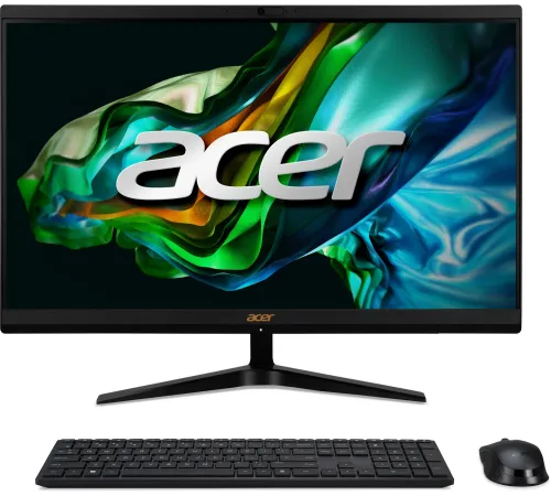 Моноблок Acer Aspire C24-1800 23.8" Full HD i5 1334U (1.3) 16Gb SSD512Gb UHDG CR Eshell GbitEth WiFi BT 65W клавиатура мышь Cam черный 1920x1080