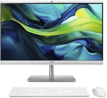 Моноблок Acer Aspire C24-195ES 23.8" Full HD Core Ultra 5 125U (3.6) 8Gb SSD512Gb UHDG CR Eshell GbitEth WiFi BT 180W клавиатура мышь Cam серебристый 1920x1080