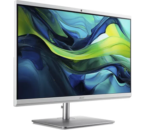 Моноблок Acer Aspire C24-195ES 23.8" Full HD Core Ultra 5 125U (3.6) 8Gb SSD512Gb UHDG CR Eshell GbitEth WiFi BT 180W клавиатура мышь Cam серебристый 1920x1080