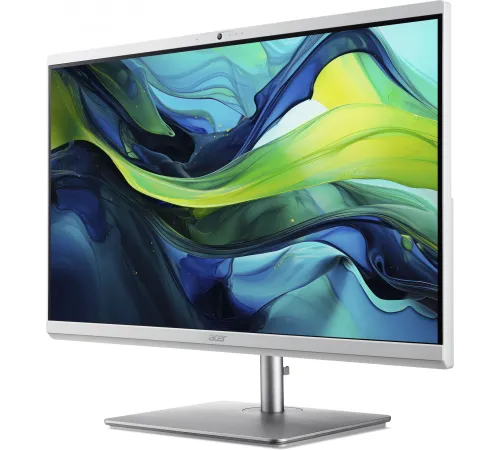 Моноблок Acer Aspire C24-195ES 23.8" Full HD Core Ultra 5 125U (3.6) 8Gb SSD512Gb UHDG CR Eshell GbitEth WiFi BT 180W клавиатура мышь Cam серебристый 1920x1080