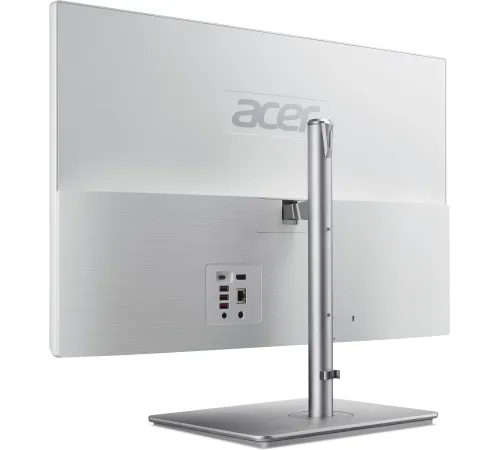 Моноблок Acer Aspire C27-195ES 27" Full HD Core Ultra 5 125U (3.6) 8Gb SSD512Gb Graphics CR Eshell GbitEth WiFi BT 65W клавиатура мышь Cam серебристый 1920x1080