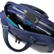 Деловая сумка Piquadro Orion CA6623S136/BLU с отделением для ноутбука синий ткань/натур.кожа