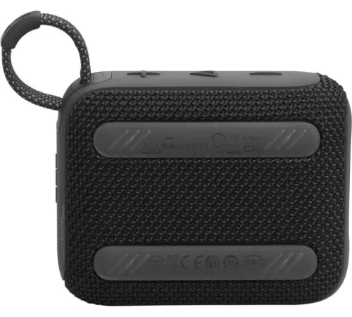 Колонка портативная JBL GO 4, 4.2Вт, черный [jblgo4blk]